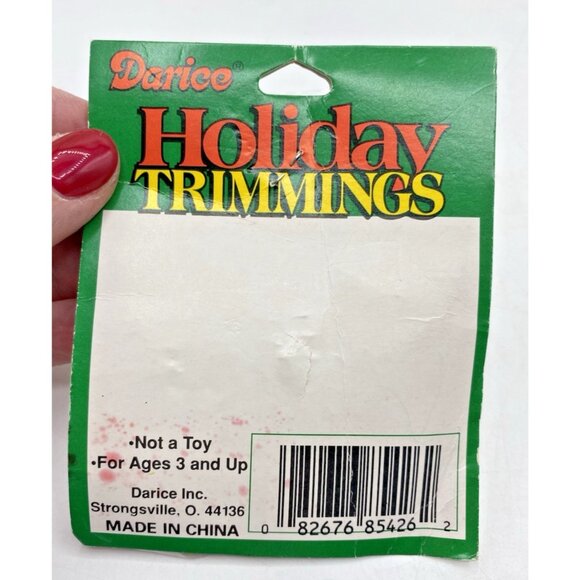 Vintage Miniature Gold Nativity Set Darice Holiday Trimmings NIP Tiny Lot of 2 - Picture 8 of 10